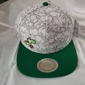 Nintendo Officially Licensed Super Mario Yoshi Embroidered Adjustable Cap / Hat